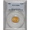 Image 1 : 1888 $2 1/2 MS64 PCGS. Though the mintage of 16,001 pi