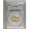 Image 3 : 1901 $2 1/2 MS66 PCGS. The plentiful mintage of 91,000
