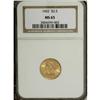 Image 1 : 1902 $2 1/2 MS65 NGC. A razor-sharp strike and dynamic