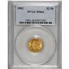 Image 1 : 1902 $2 1/2 MS66 PCGS. An attractive Premium Gem repre