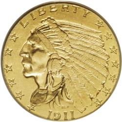 1911-D $2 1/2 AU53 PCGS. Not all collectors can afford