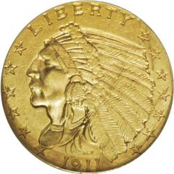 1911-D $2 1/2 --Obverse Scratched--NCS. Unc Details. Th