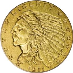 1911-D $2 1/2 MS62 PCGS. While many 1911-D quarter eag