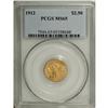 Image 3 : 1912 $2 1/2 MS65 PCGS. Like most issues in the series,