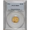Image 3 : 1914 $2 1/2 MS64 PCGS. The production of quarter eagle