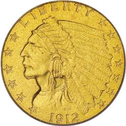 1912 $2 1/2 PR66 PCGS. Both sides of this splendid pie