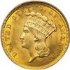 Image 1 : 1854 $3 MS63 PCGS. Widely set aside as the first year
