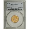 Image 3 : 1870 $3 MS62 PCGS. The 1870 year is a popular one for