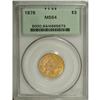 Image 3 : 1878 $3 MS64 PCGS. An appealing example of this, the m