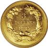 Image 2 : 1885 $3 --Obverse Scratched--NCS. Unc. Details. The thr