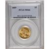 Image 3 : 1889 $3 MS66 PCGS. Long before the denomination was di