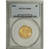 Image 3 : 1907 $5 MS66 PCGS. An exceptionally attractive five do