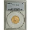 Image 1 : 1909-D $5 MS63 PCGS. A highly lustrous example of the