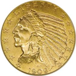 1909-D $5 MS65 NGC. This is an amazing Gem Mint State