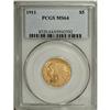 Image 3 : 1911 $5 MS64 PCGS. This fortunate survivor from a plen