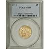 Image 3 : 1911 $5 MS64 PCGS. Exceptional, exuberant luster on bo