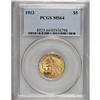 Image 3 : 1913 $5 MS64 PCGS. With a mintage of 916,000 coins, th
