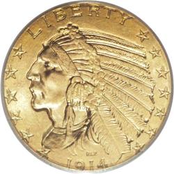 1914 $5 MS64 PCGS. This is a slightly scarcer Philadel