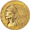 Image 1 : 1915 $5 MS64 PCGS. A lovely five Indian and perfect as