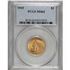Image 3 : 1915 $5 MS64 PCGS. A lovely five Indian and perfect as