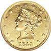 Image 1 : 1844 $10 XF45 NGC. Struck during the last year of the