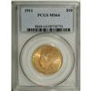 Image 3 : 1911 $10 MS64 PCGS. Potent luster and beautiful aprico