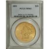 Image 3 : 1851 $20 MS61 PCGS. More than 2 million 1851 twenties