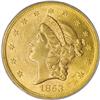 Image 1 : 1853 $20 MS61 PCGS. Between a relatively low mintage o