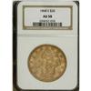 Image 3 : 1868-S $20 AU58 NGC. An issue seldom encountered in st