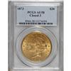 Image 1 : 1873 $20 Closed 3 AU58 PCGS. The mint luster is almost