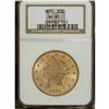 Image 1 : 1879 $20 MS61 NGC. A lustrous and relatively low minta