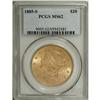 Image 1 : 1885-S $20 MS62 PCGS. Both sides are strongly struck a
