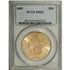 Image 1 : 1889 $20 MS62 PCGS. A wonderful example with fully bri