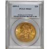 Image 1 : 1895-S $20 MS63 PCGS. Extremely well struck with flash