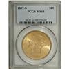 Image 3 : 1897-S $20 MS64 PCGS. Here is another condition rarity