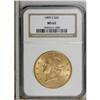 Image 1 : 1899-S $20 MS63 NGC. Large numbers of 1899-S double ea