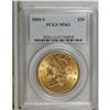 Image 1 : 1899-S $20 MS63 PCGS. Rich honey-gold color is visible