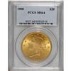 Image 1 : 1900 $20 MS64 PCGS. Glowing luster basks on apricot-go