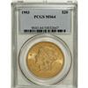 Image 1 : 1903 $20 MS64 PCGS. Beautiful apricot-gold, distractio