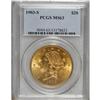 Image 1 : 1903-S $20 MS63 PCGS. This impressive example displays