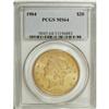 Image 1 : 1904 $20 MS64 PCGS. A beautiful honey-gold Choice Libe