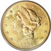 1904 $20 MS65 PCGS. This clean-cheeked Gem exhibits lo