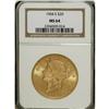 Image 1 : 1904-S $20 MS64 NGC. Even San Francisco produced a ple