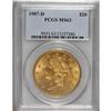 Image 1 : 1907-D $20 MS63 PCGS. Lustrous and well struck, with n