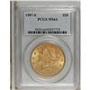 Image 3 : 1907-S $20 MS64 PCGS. The base of the 7 in the date is