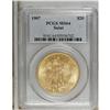 Image 1 : 1907 $20 Arabic Numerals MS64 PCGS. A few light scuffs