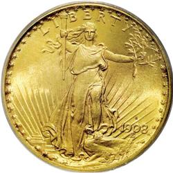 1908-S $20 MS66 PCGS. This issue is a major rarity in