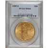 Image 1 : 1909-S $20 MS64 PCGS. This softly lustrous and well st