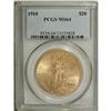 Image 1 : 1910 $20 MS64 PCGS. A charming and lustrous near-gem w