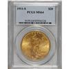 Image 1 : 1911-S $20 MS64 PCGS. The double eagle denomination, b
